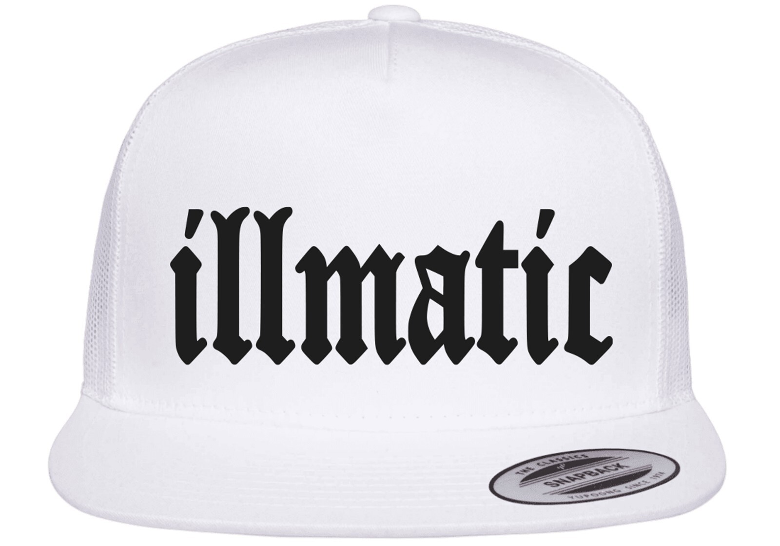 Illmatic Nas Trucker Hat Mesh Back Snapback Hip Hop Street Baseball Unisex Cap