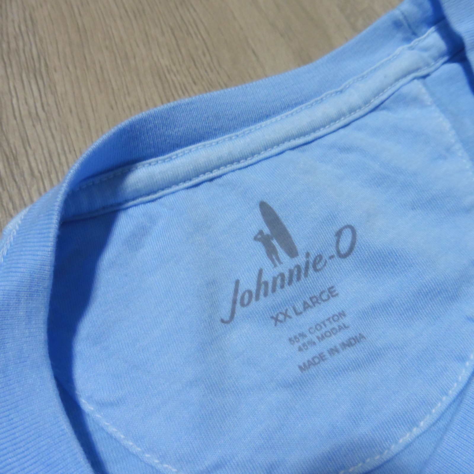 JOHNNIE O Mens 2XL XXL T SHIRT BRENNAN 2.0 MALIBLU BLUE LONGSLEEVE GOLF SURF TEE