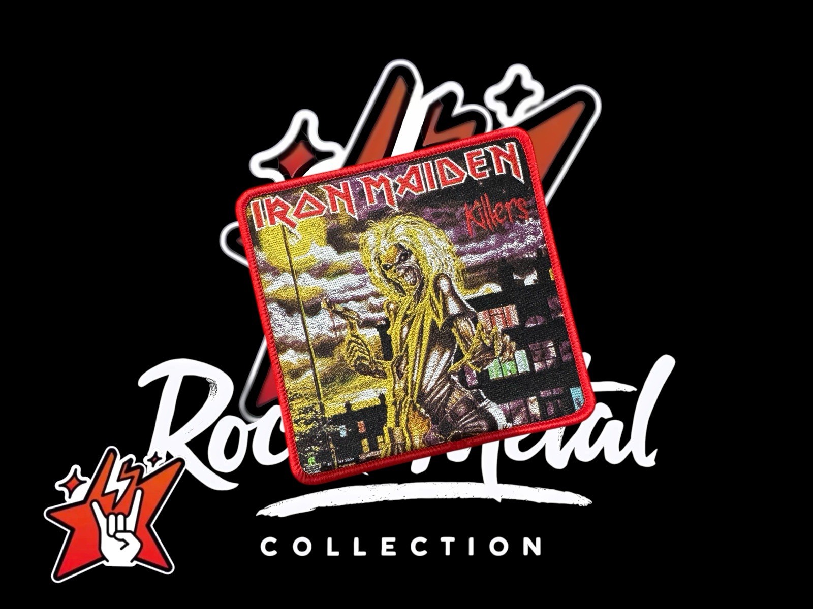 Iron Maiden Exclusiv Woven Patch Cover Album Metallica Judas Priest Saxon Dio