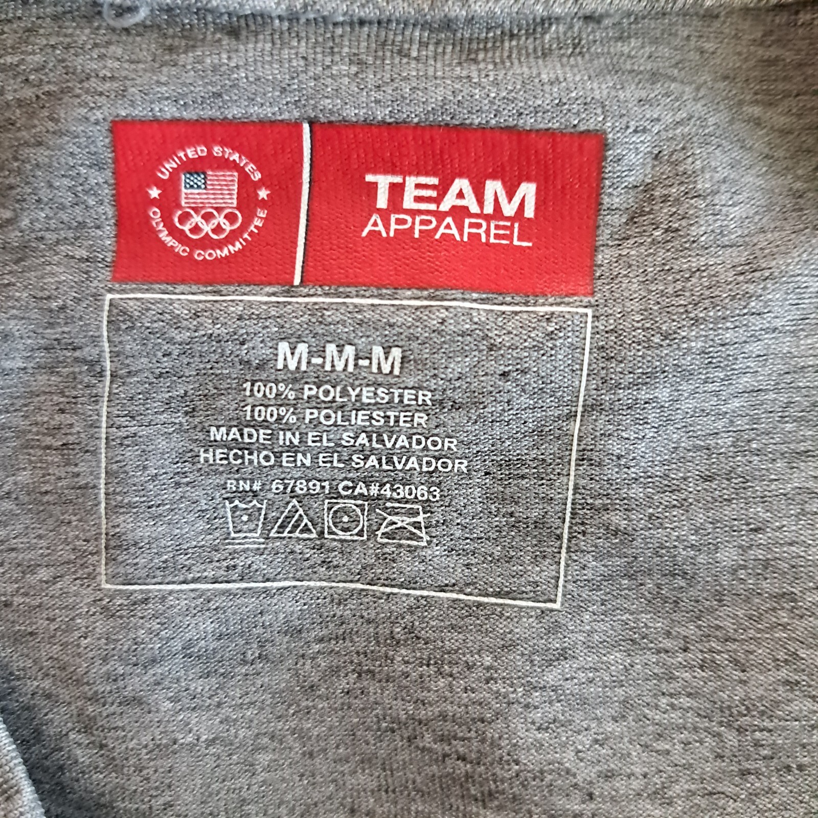 ☆United Commitee Team U.S.A 2012* size [ MMM ] 100% Polyester ☆
