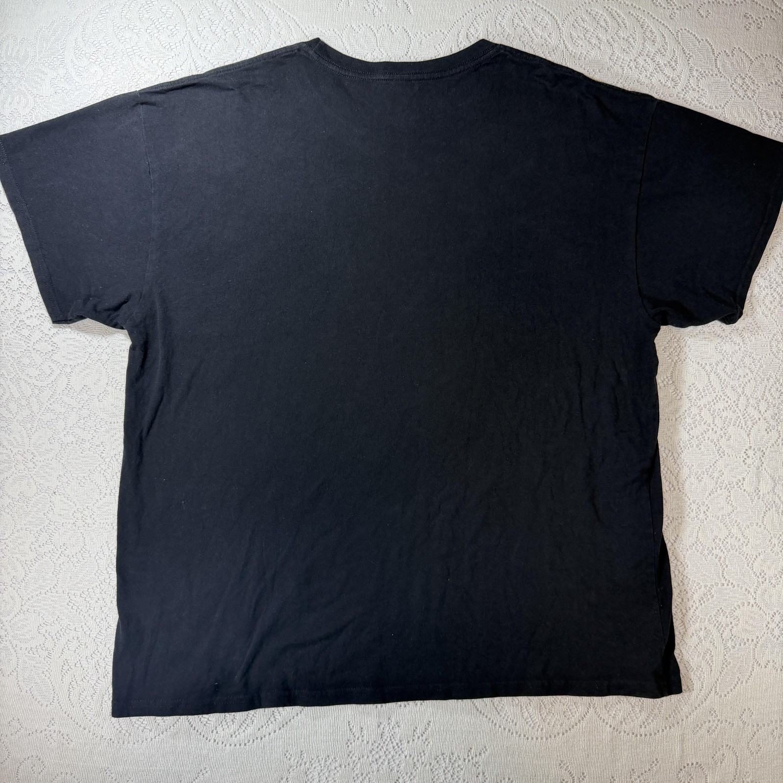 Brisco Brands Shirt Mens 2XL Black Psychedelic Mushroom Graphic Trippy Boho Tee