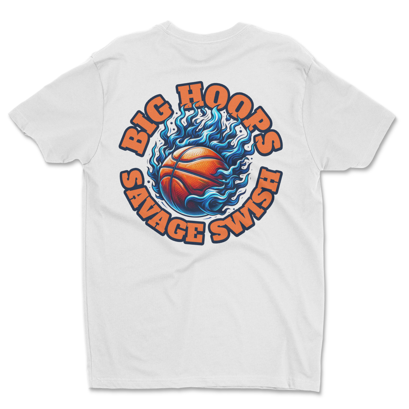 Custom T-Shirt, Big Hoops, Dtf Print On Next Level T-Shirt unisex Soft Cotton