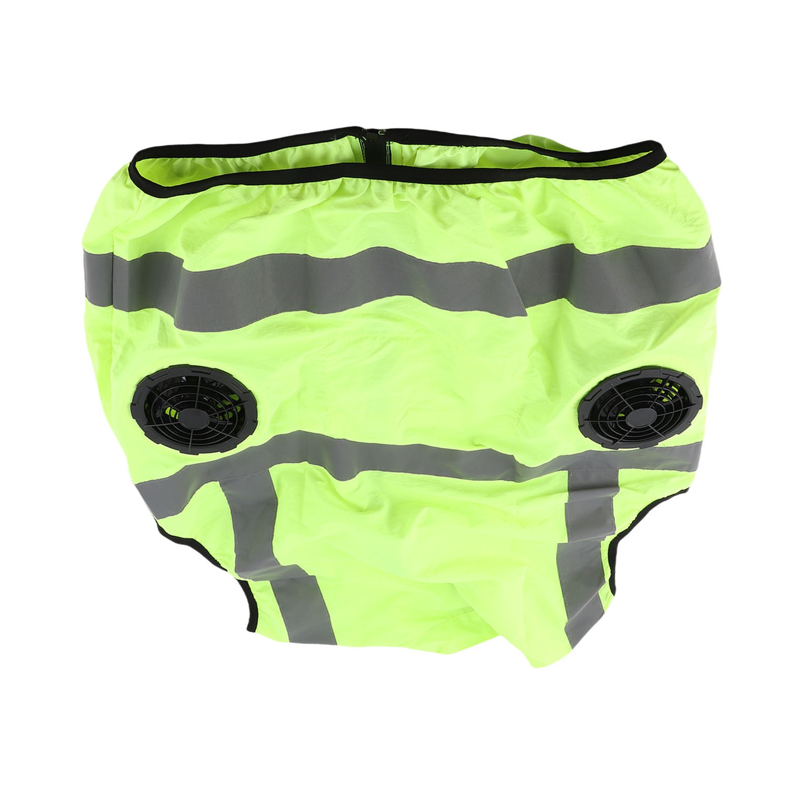 Cool Vest Summer Cooling Fan Waistcoat Air Conditioned Reflective Stripe
