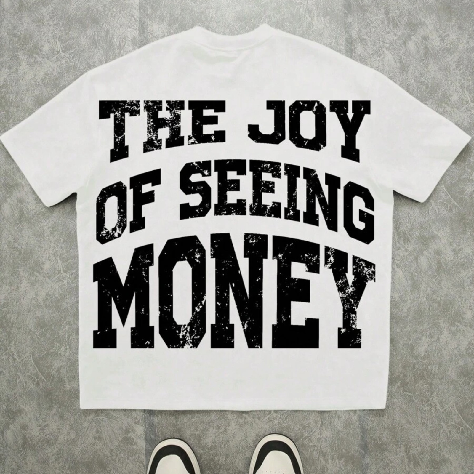 Oversized Hip Hop Graphic T Shirt Dollar Money Print Streetwear Tee Top for Men