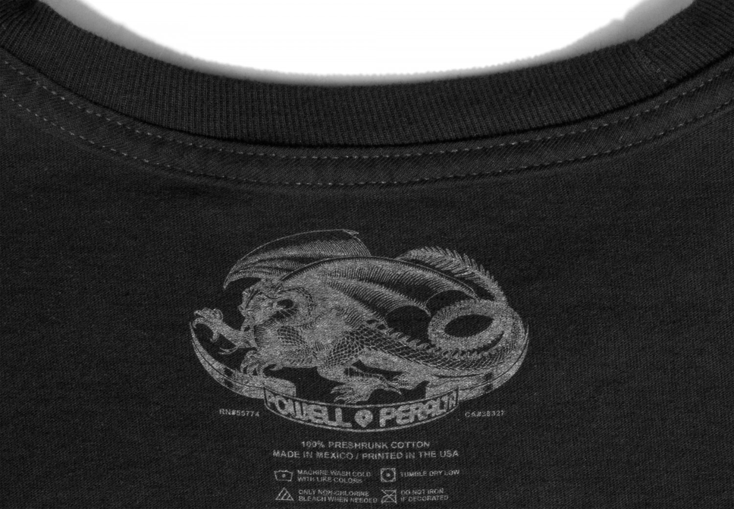 Powell Peralta Mike McGill SKULL AND SNAKE Skateboard T Shirt BLACK