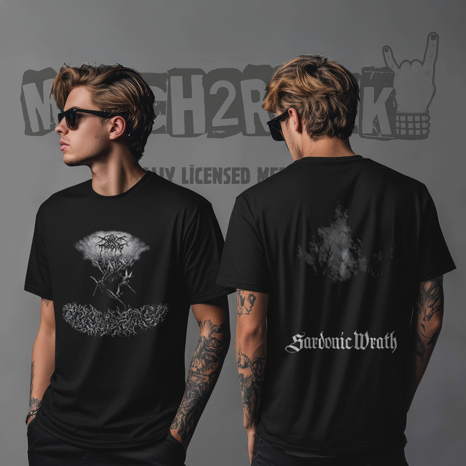 Authentic Darkthrone Sardonic Wrath T-Shirt S M L XL 2XL 3XL NEW