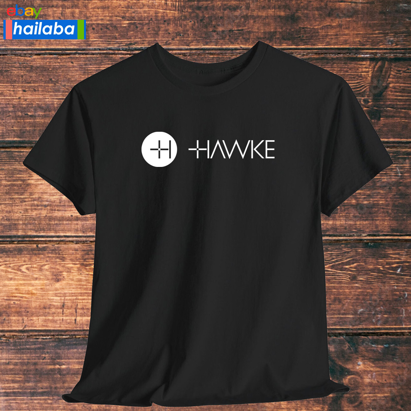 Hawke Optics Guns Firearms Logo Black/Navy/Grey/White/Orange T-Shirt S-5XL
