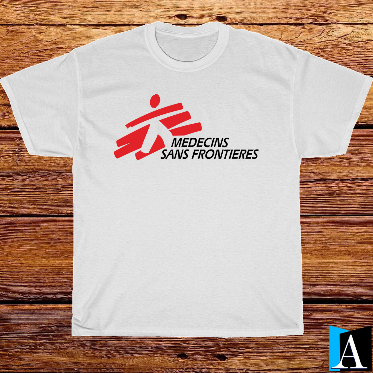 New Shirt MSF Medecins Sans Frontieres Logo White/Grey/Black/Navy T-shirt S-5XL