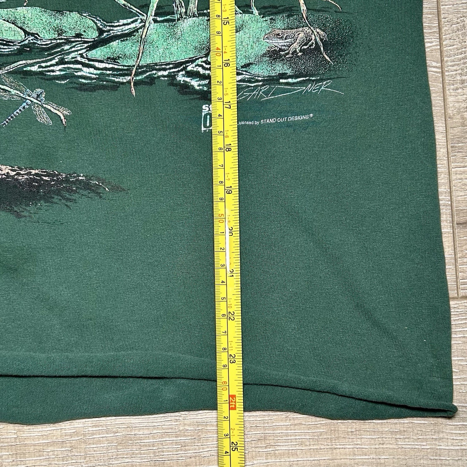 Vintage 1994 Mallard Duck T Shirt L Wildlife Nature Waterfowl Raw Hem Boxy VTG