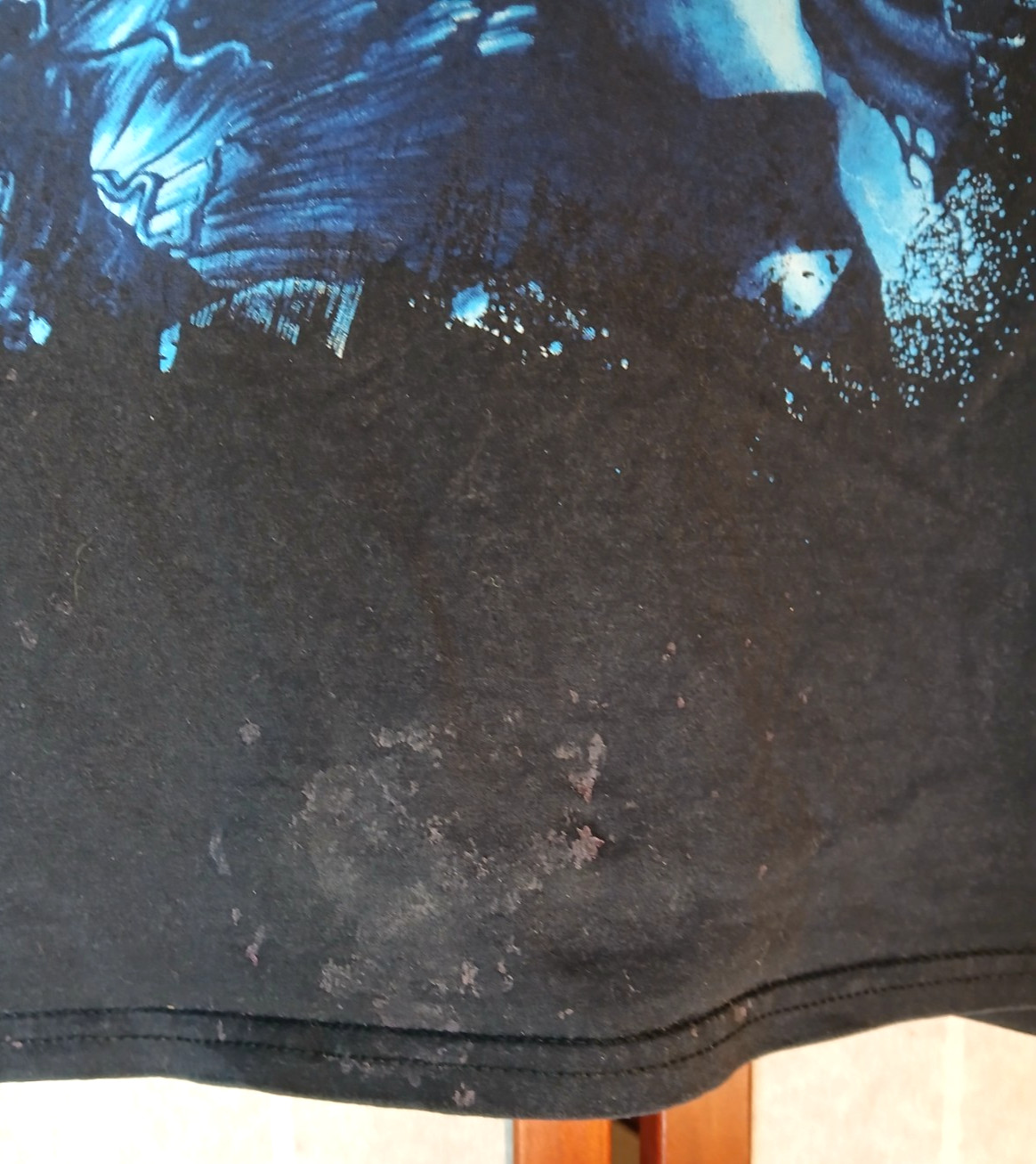 Justice League T Shirt Short Sleeve Black Batman Graffic Teen Size M