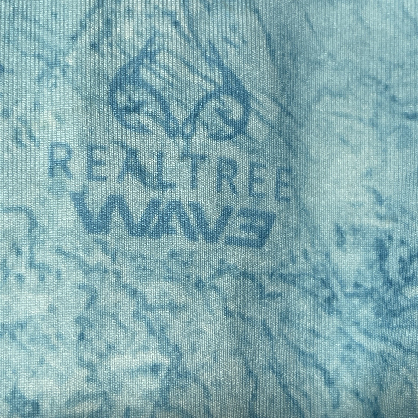 Realtree Sun Block & Fishing Shirt Mens XL Blue UPF30+ Performance Fabric