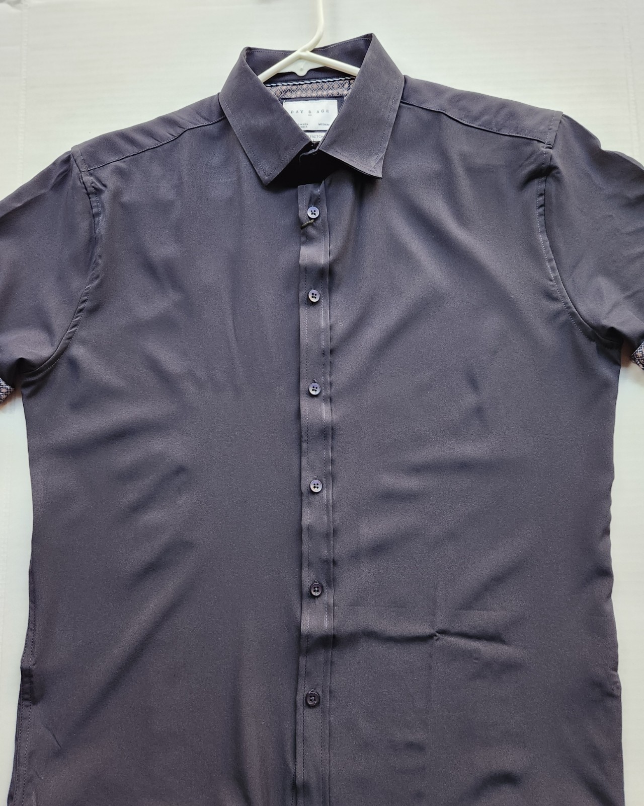 Day & Age Men’s Apparel w-way Stretch Black Polo Shirt – Size: Medium