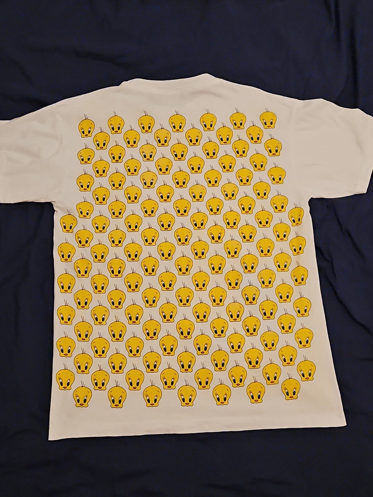 Vintage 1993 Tweety Bird Shirt All Over Print Double Sided Single Stitch Large