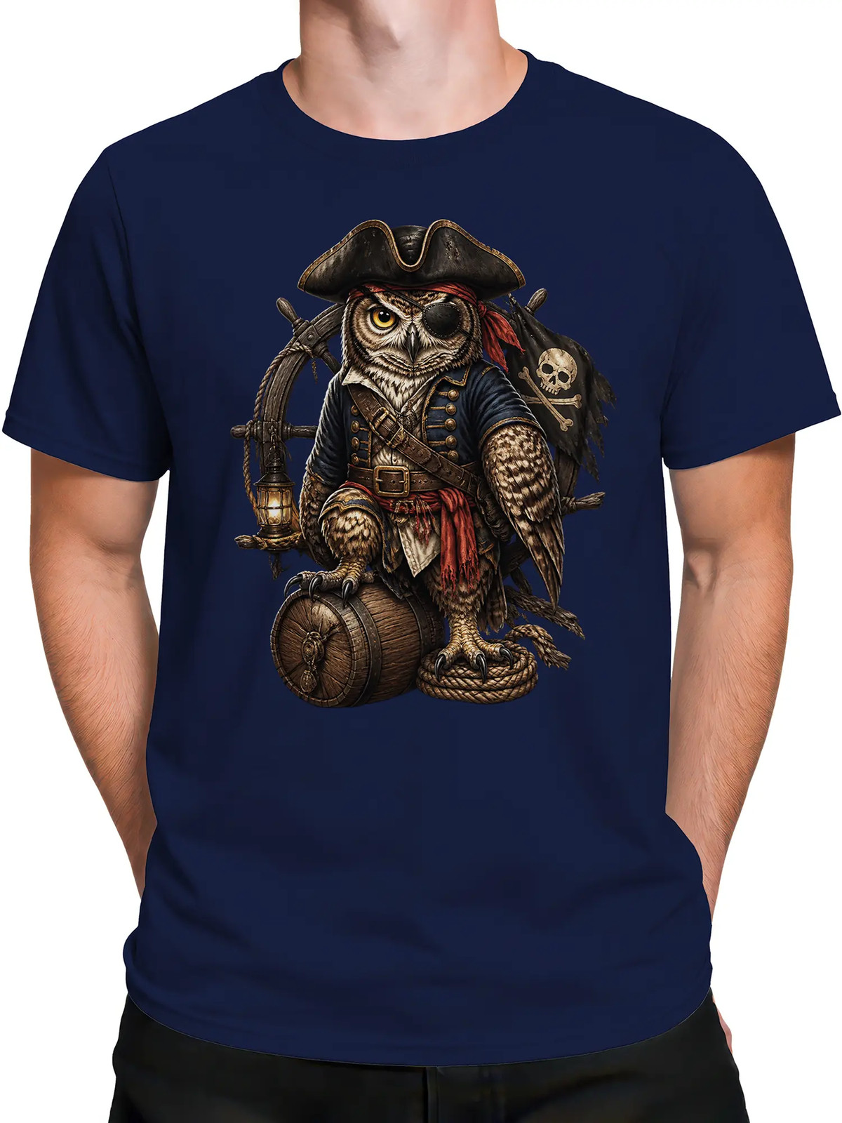 Captain Hoot Pirate Owl T-Shirt | Unisex