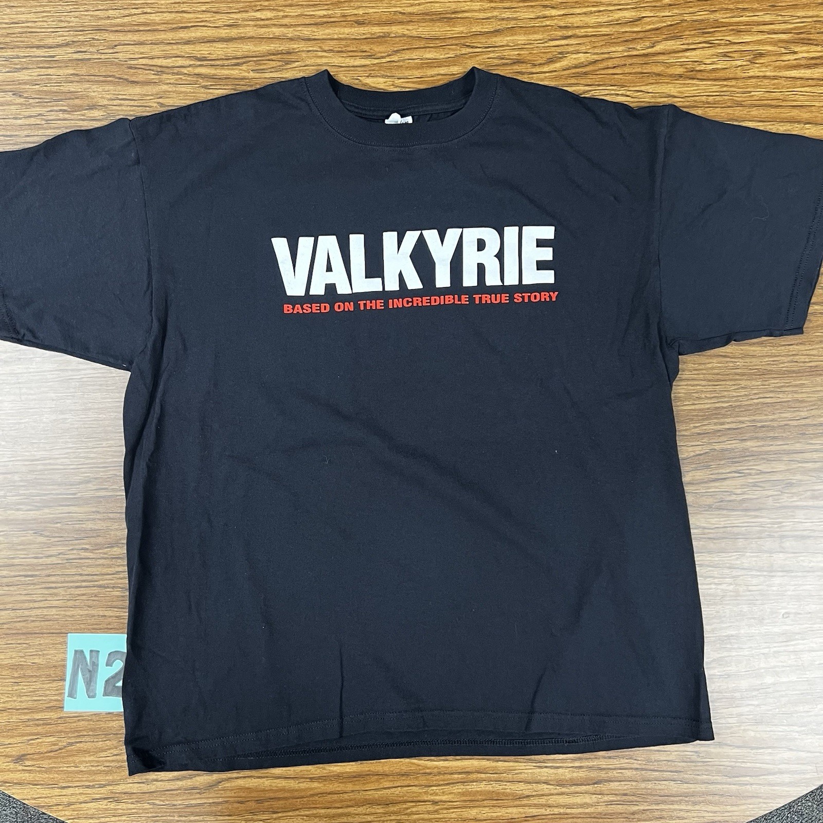 Vintage Men’s XL Valkyrie Movie Promo Y2K 00s Tee Shirt Rare Anvil Kodak Film