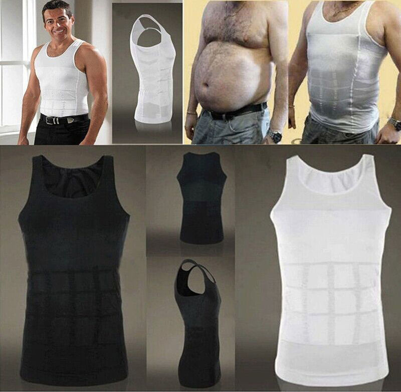 FAJAS Men Body Slimming Tummy Shaper Belly Underwear Shapewear Waist Girdle Vest