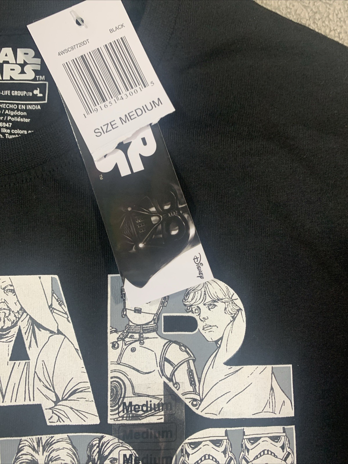 Star Wars Logo T-Shirt Men’s Size M – Character Graphics – Licensed – NEW