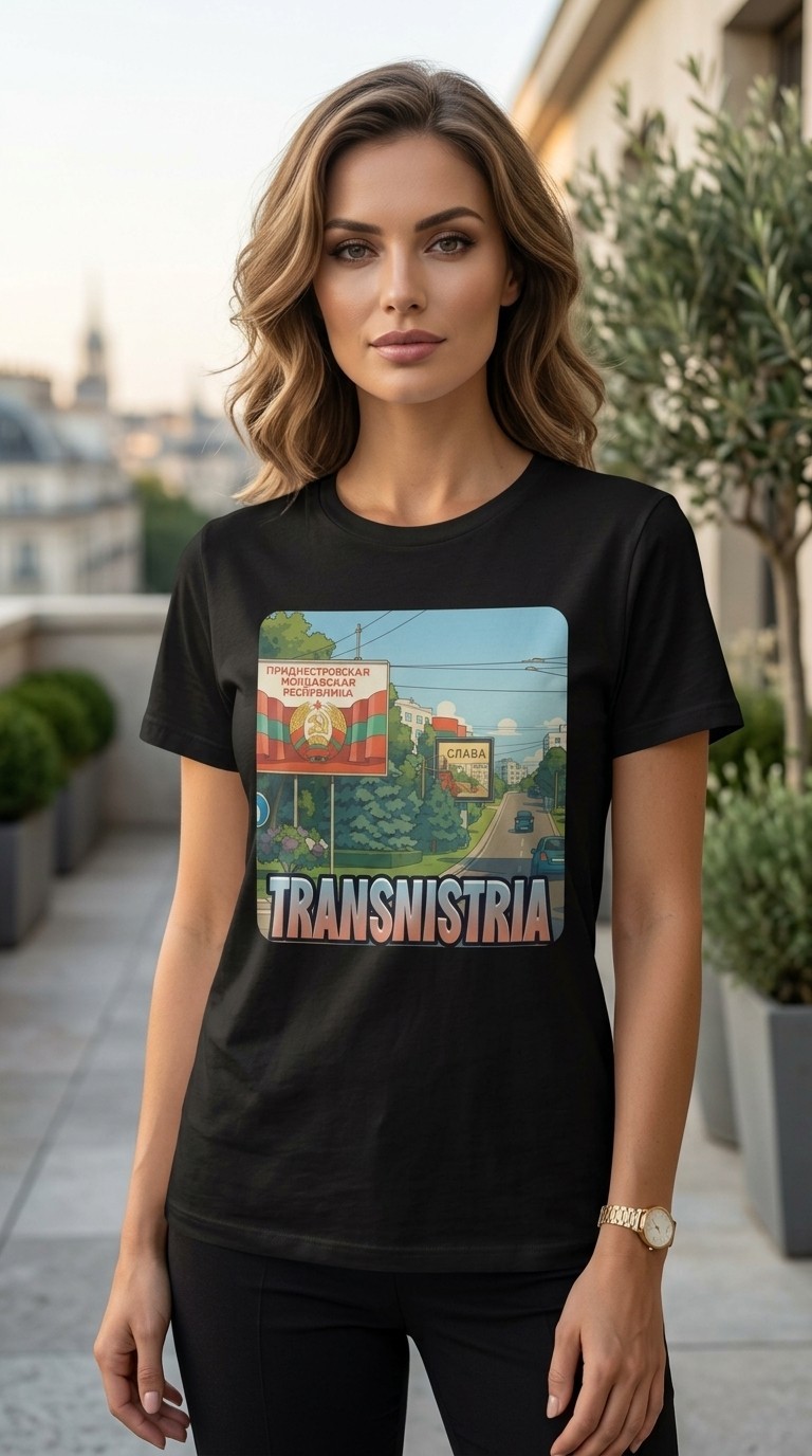 Transnistria – Europe Design 1 – Unisex Short Sleeve T-Shirt