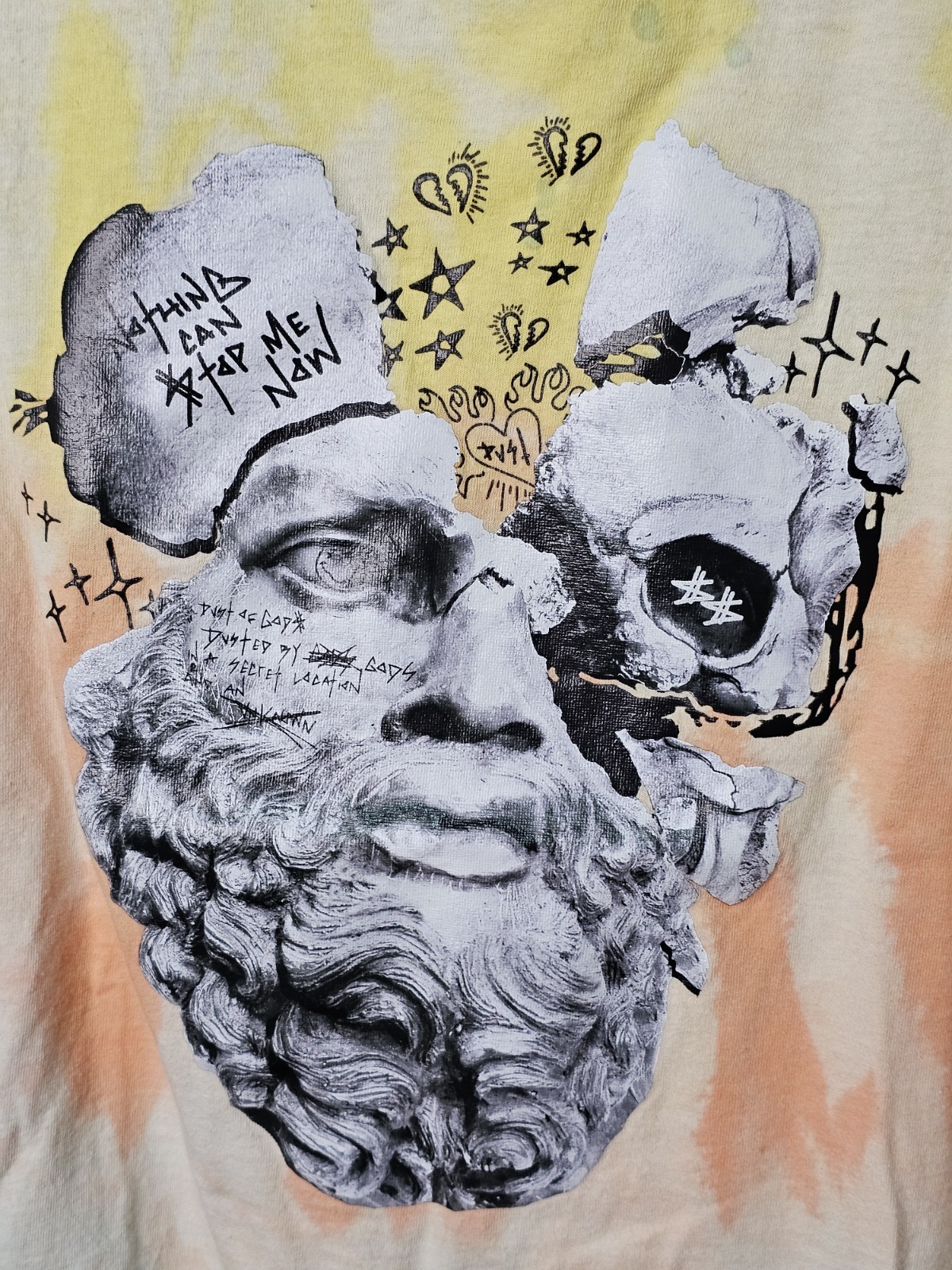 Dust OF Gods Mens XL Rare Graphic Design 1 Of 1 Distressed Tee Shirt Designer