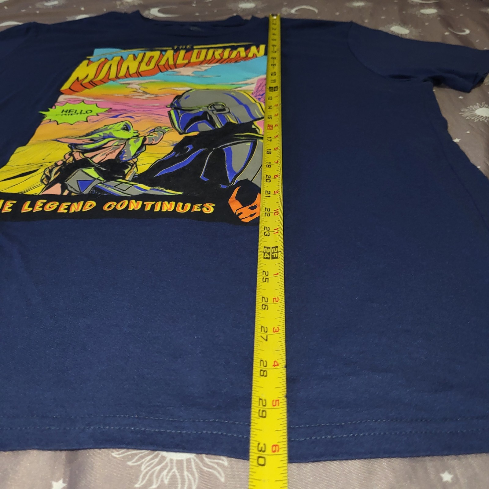 Disney Parks “The Mandalorian” Unisex Blue T-Shirt Size XL