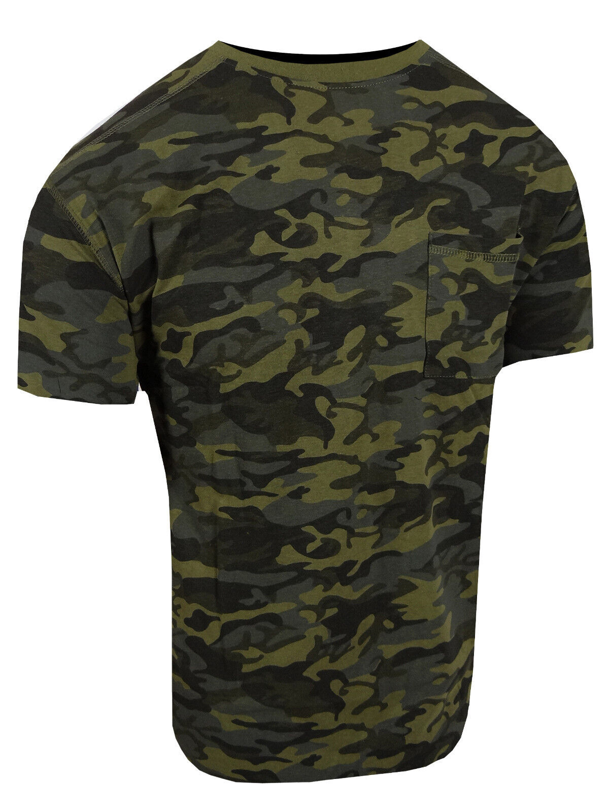 Short Sleeve T Shirt Camo Camouflage Tactical Pocket Tee Shirt TRUE TO SIZE FIT!