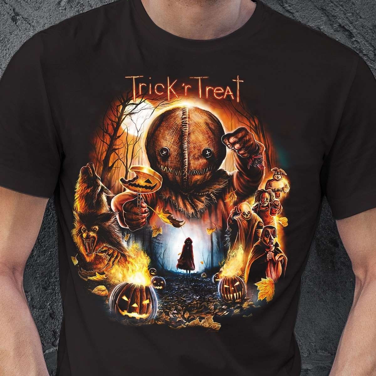Trick or treat – Halloween costume night, Halloween scary Black Men’s T-Shirt