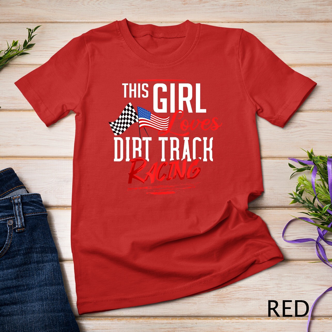 Dirt Track Racing Gift Sprint Car Racing T-Shirt Unisex T-shirt