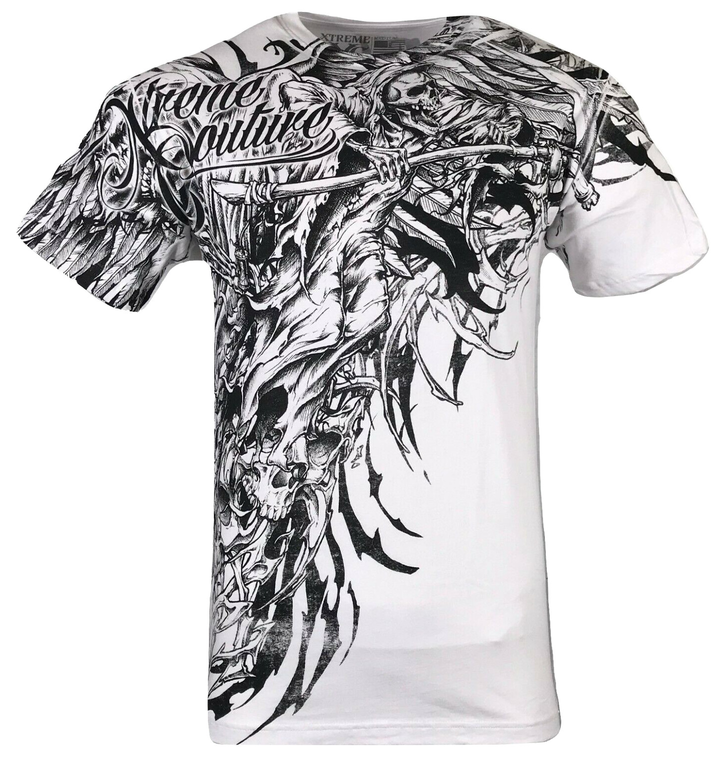 XTREME COUTURE by AFFLICTION Men’s T-Shirt SORROW Skull Biker MMA S-5X