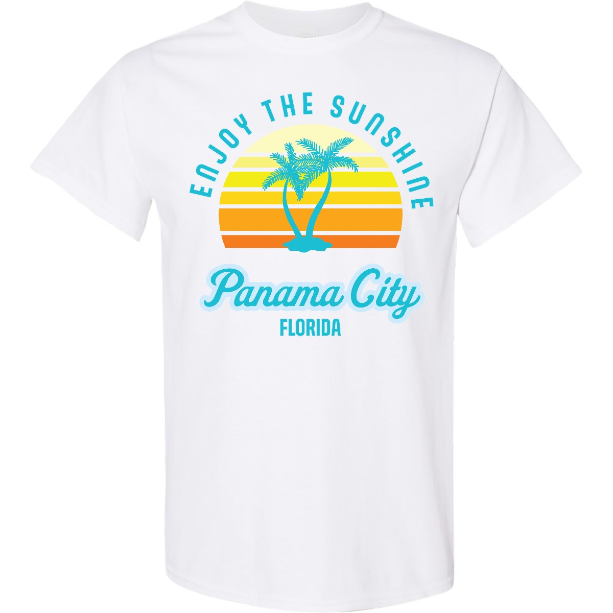 Inktastic Summer Enjoy The Sunshine Panama City Florida In Blue T-Shirt Paradise