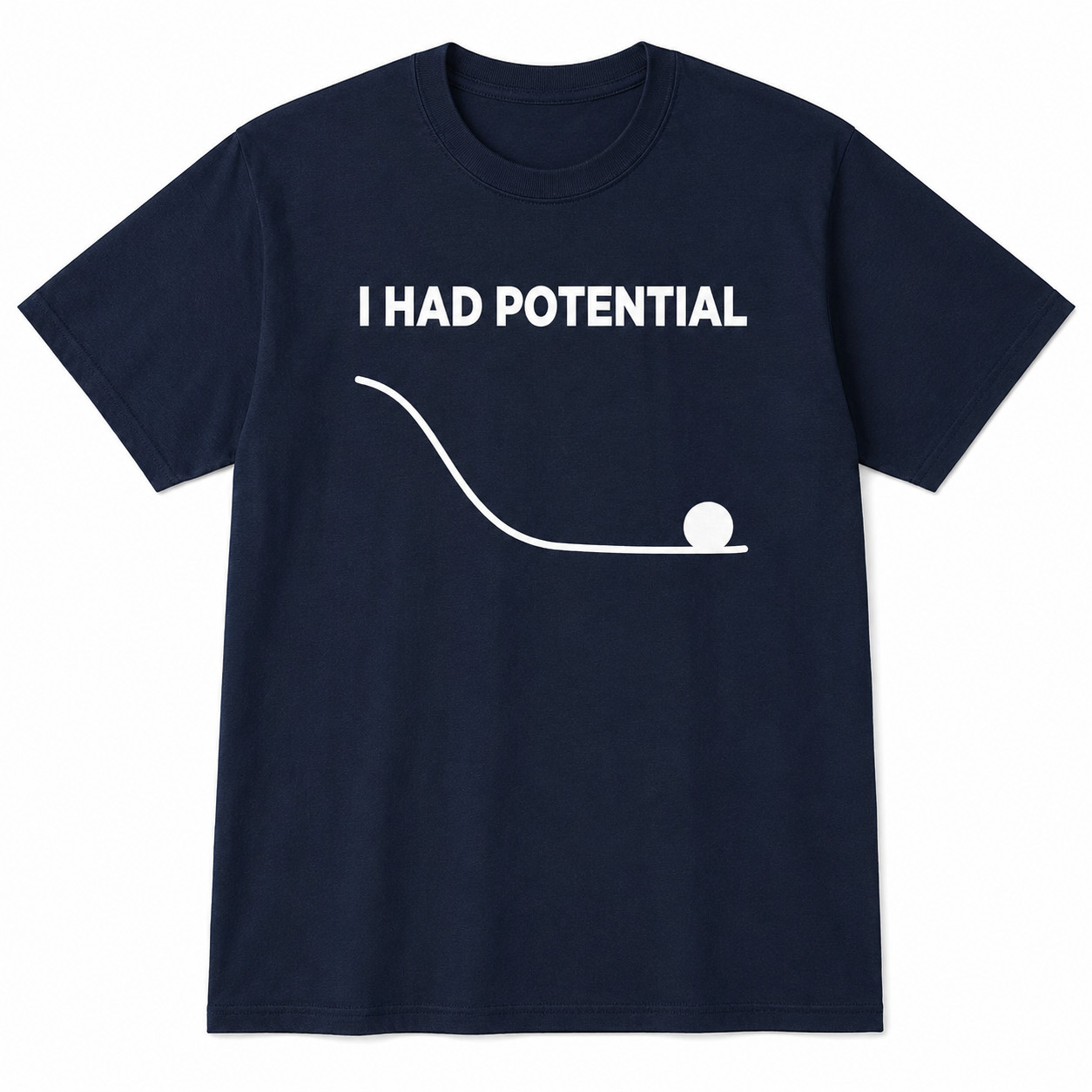 I Had Potential Funny Sarcastic Graphic T-Shirt