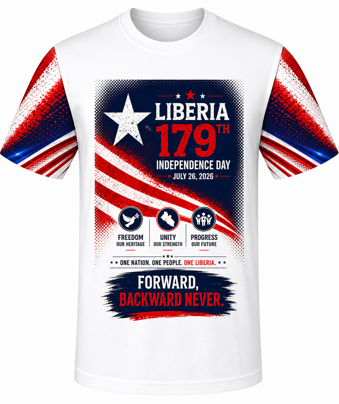 LIBERIA INDEPENDENCE DAY APPAREL SET