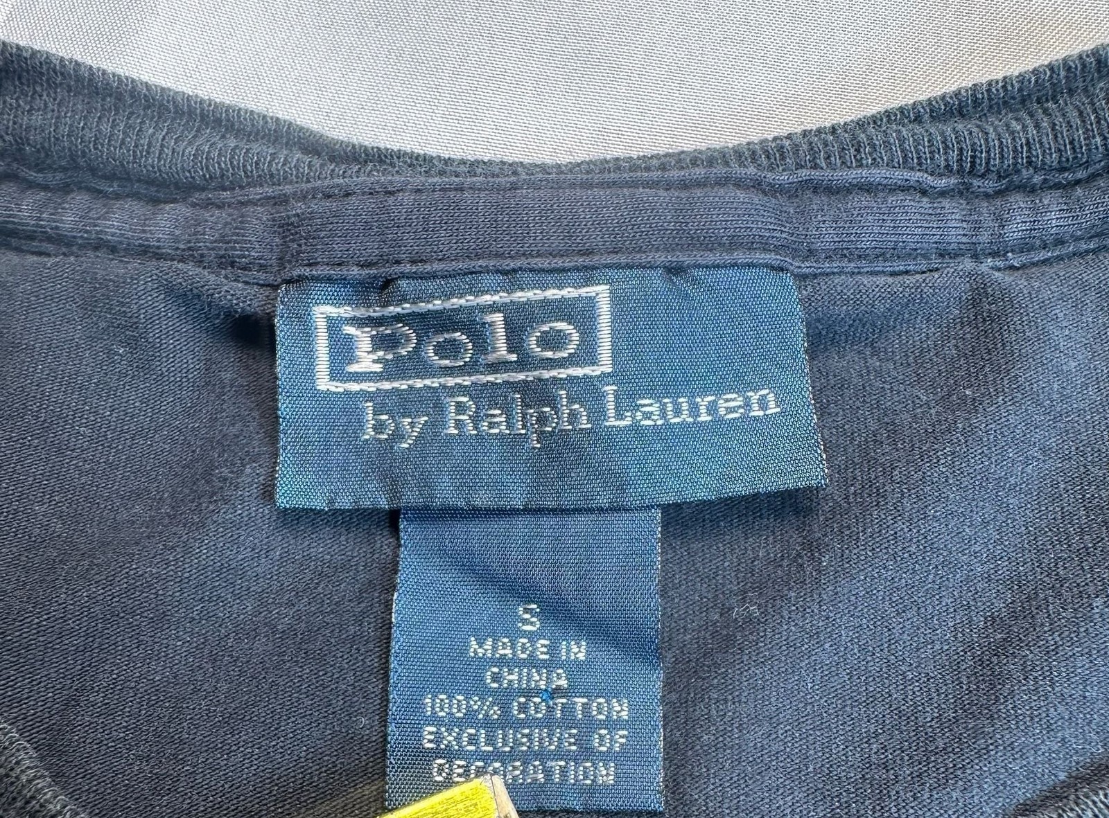 Polo Ralph Lauren Men Classic Fit Black Short Sleeve T-Shirt w Red Pony Logo S