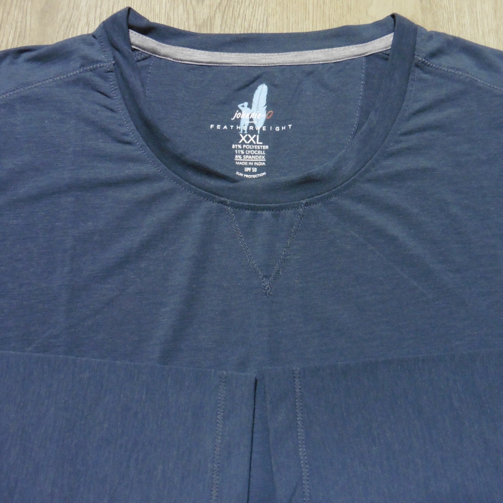 JOHNNIE-O Mens 2XL XXL THE COURSE T SHIRT PERFORMANCE GOLF TEE WAKE LONGSLEEVE