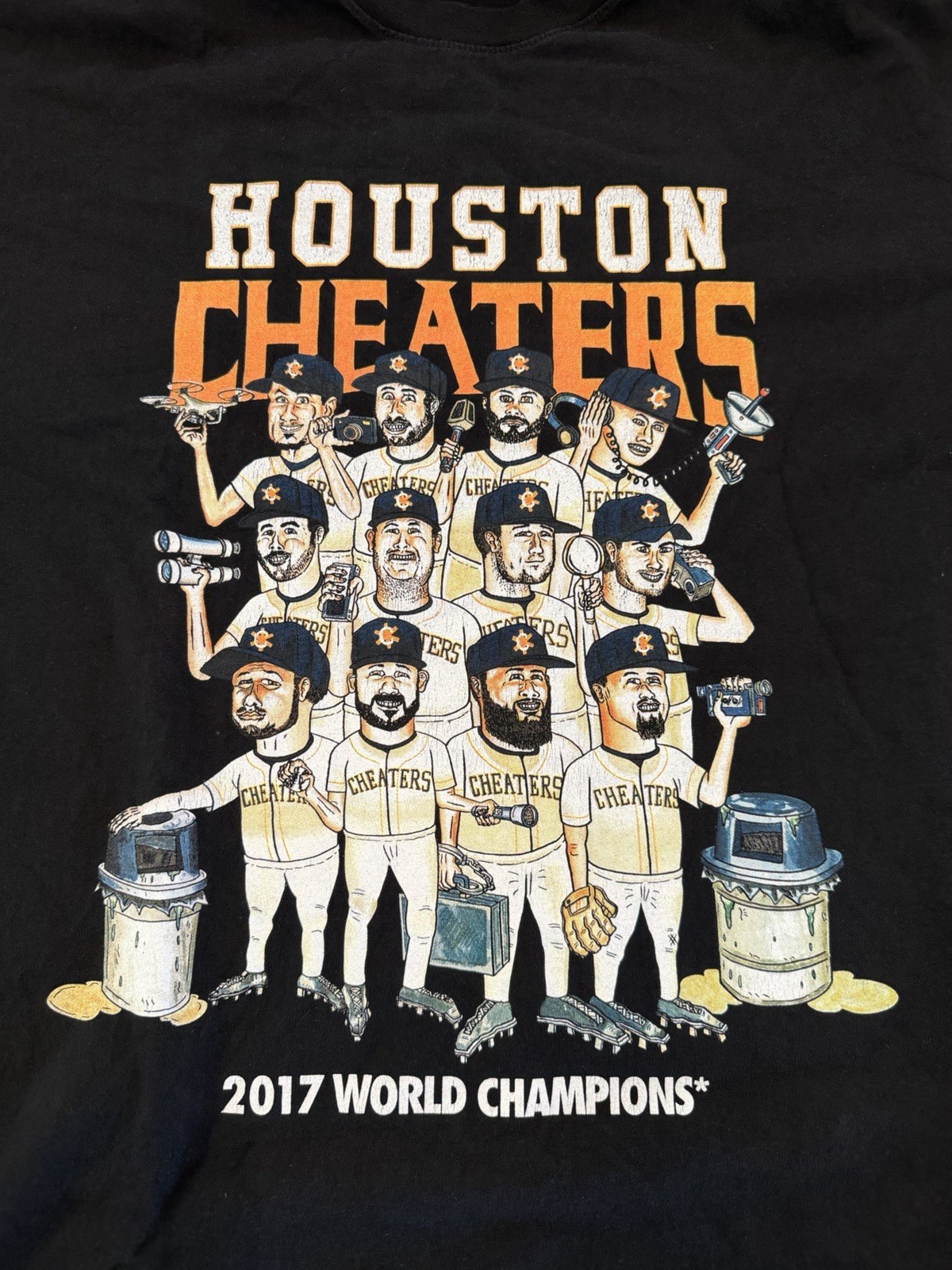 Undefeated Men’s 2017 Houston Cheaters T-Shirt Size Xl