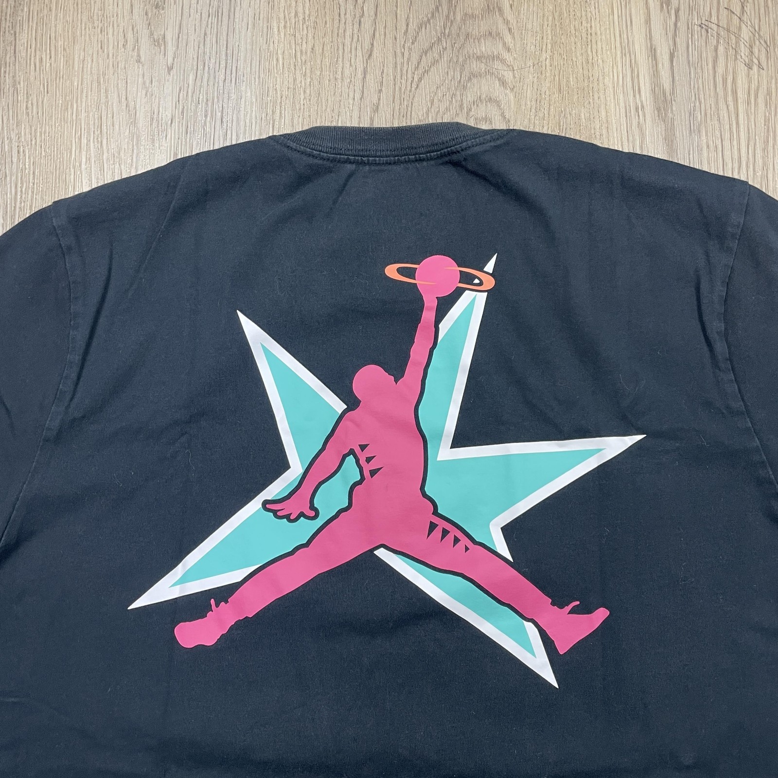 Jordan Jumpman Shirt Mens XL Black Streetwear Graphic Print Logo Sports Cotton