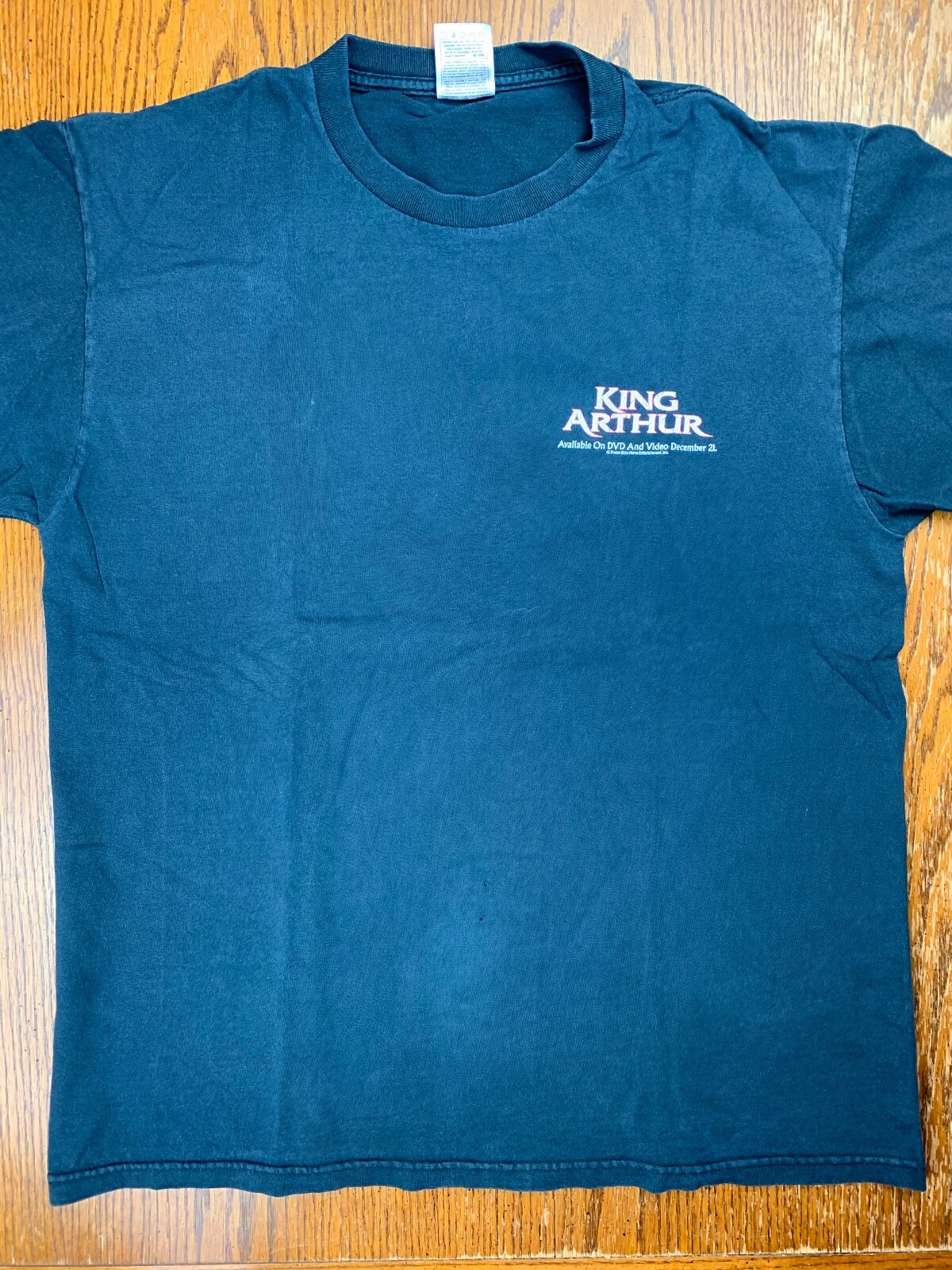 2004 King Arthur Movie Promotional Shirt Sz L Clive Owen Keira Knightley Film