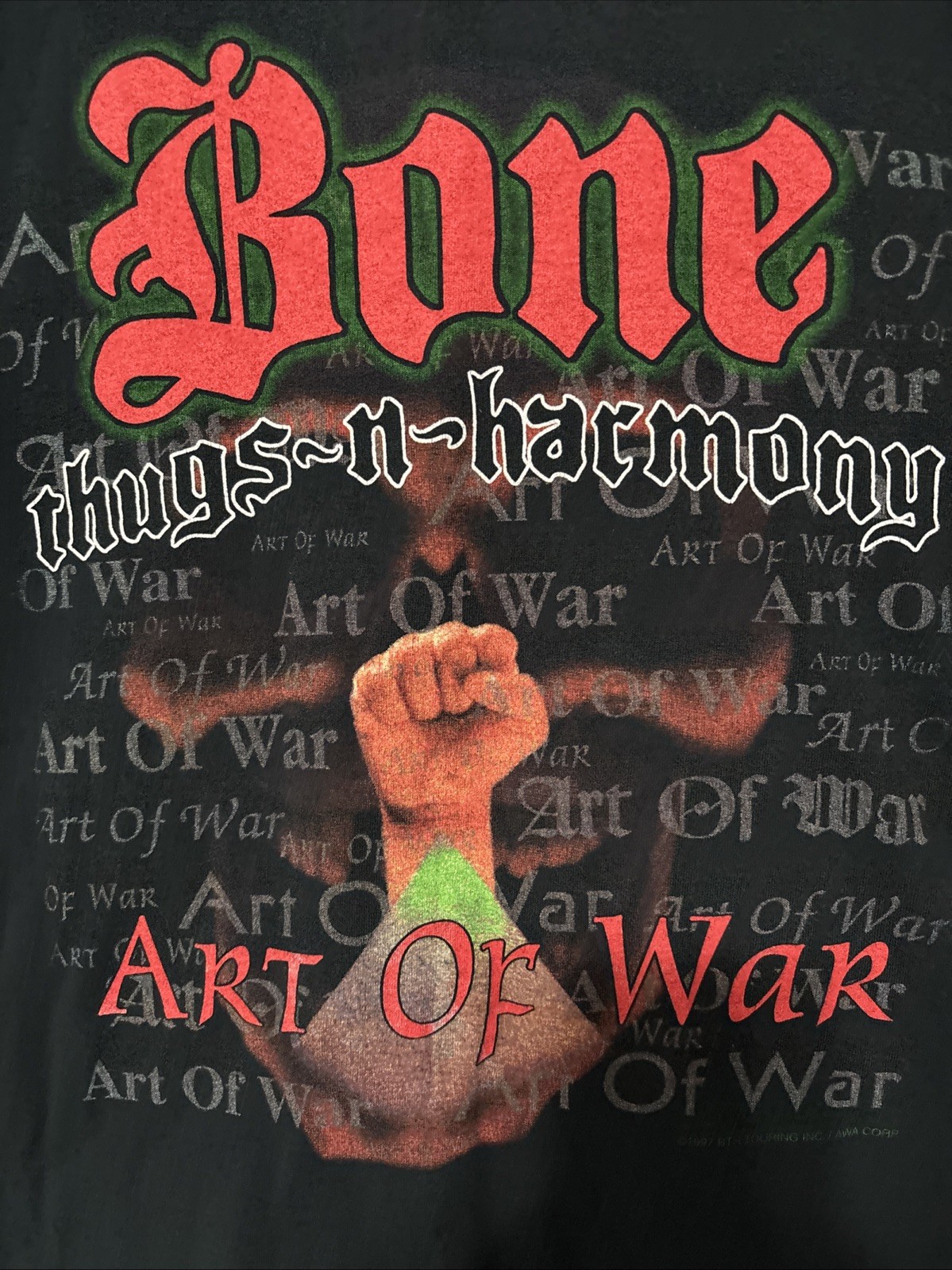 Vintage Bone Thugs n Harmony Art of War T-shirt Men’s Size: XL Original 1997
