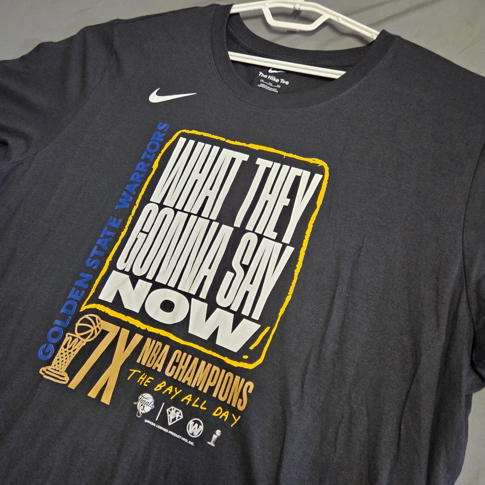 Nike Stephen Curry What They Gonna Say Now Golden State Warriors Shirt XXL – NEW