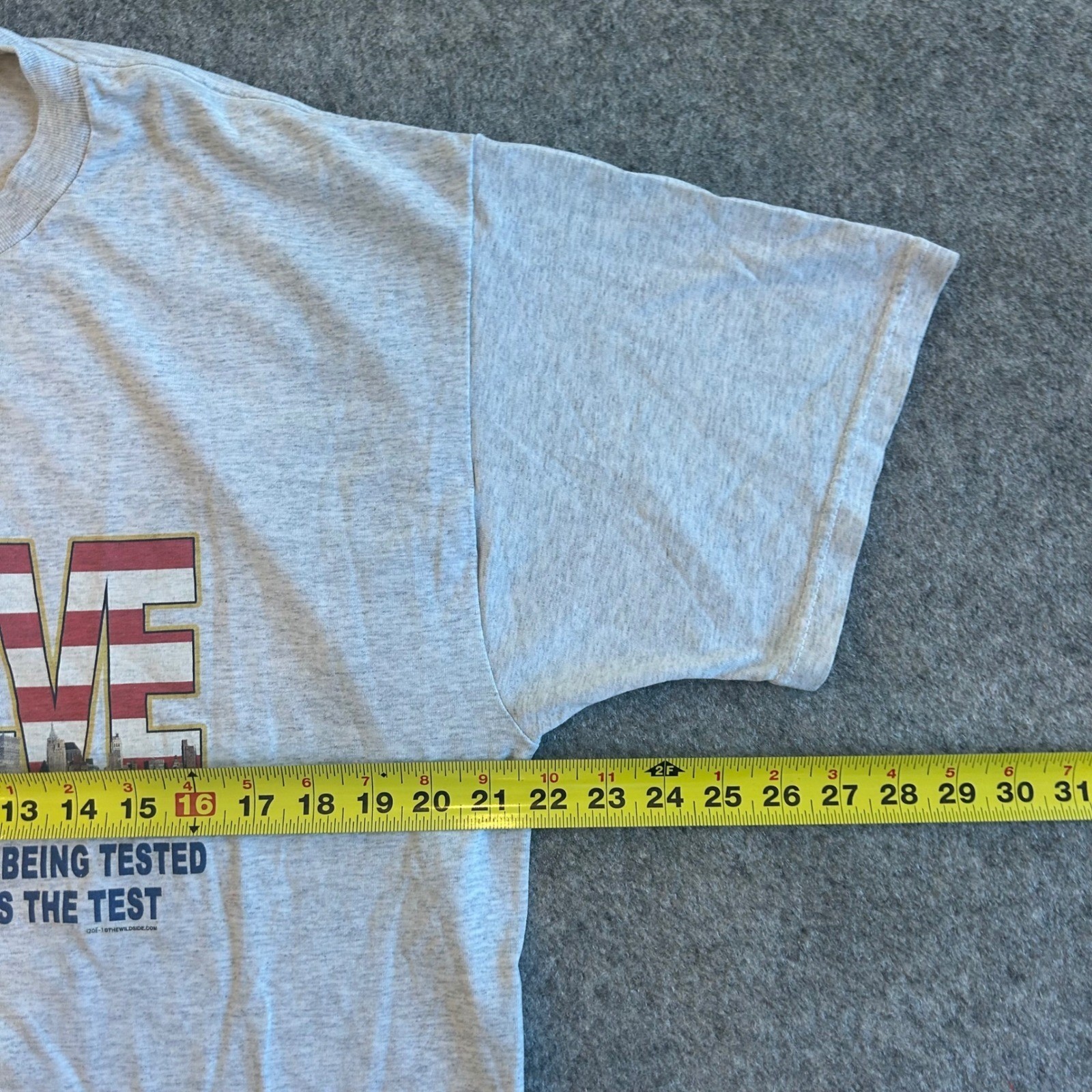 Vintage Fruit of the Loom Best Resolve USA Political Tribute T Shirt Adult XL