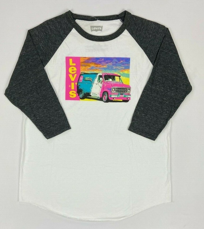 Men’s Levi’s Baseball Raglan 3/4 Length Sleeve Shirt