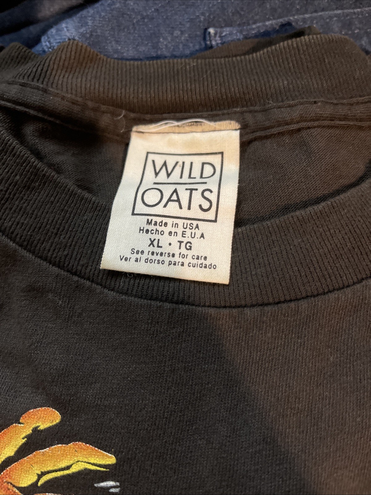 Vintage Wild Oats 1994 Street Basketball T-Shirt Sz Weak Shot, Not in My House
