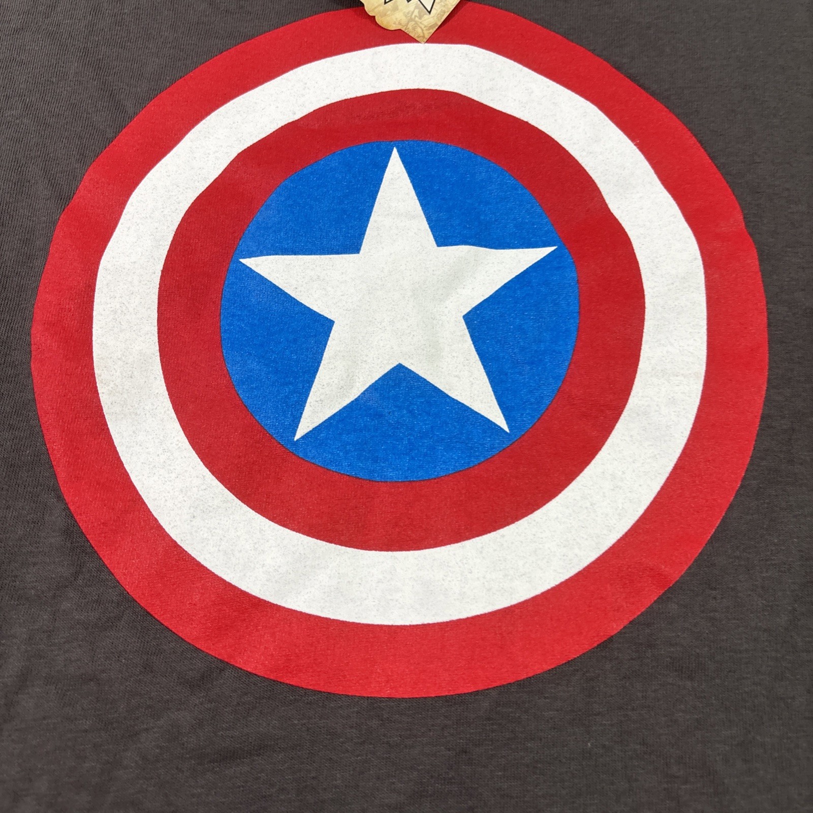 Marvel Captain America Sheild Gray Men’s T-Shirt