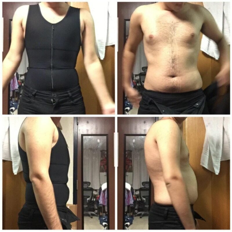 Fajas Para Hombres Faja Reductora De Hombre Men Body Shaper Tummy Control Tanks