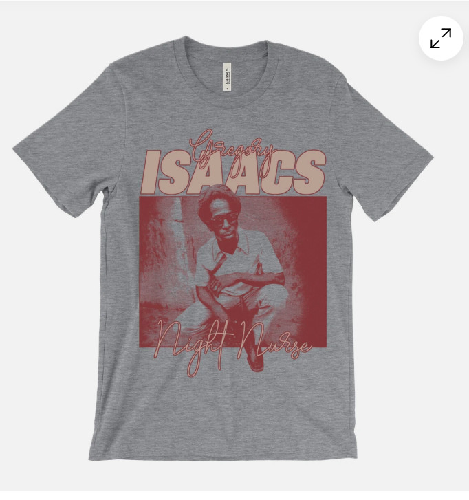 Gregory Isaacs t shirt – Night Nurse – Lonely Lover – Dancehall – Reggae – Dub