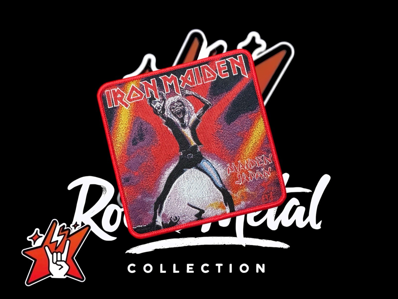 Iron Maiden Exclusiv Woven Patch Singles Cover Album & More Judas Priest Saxon