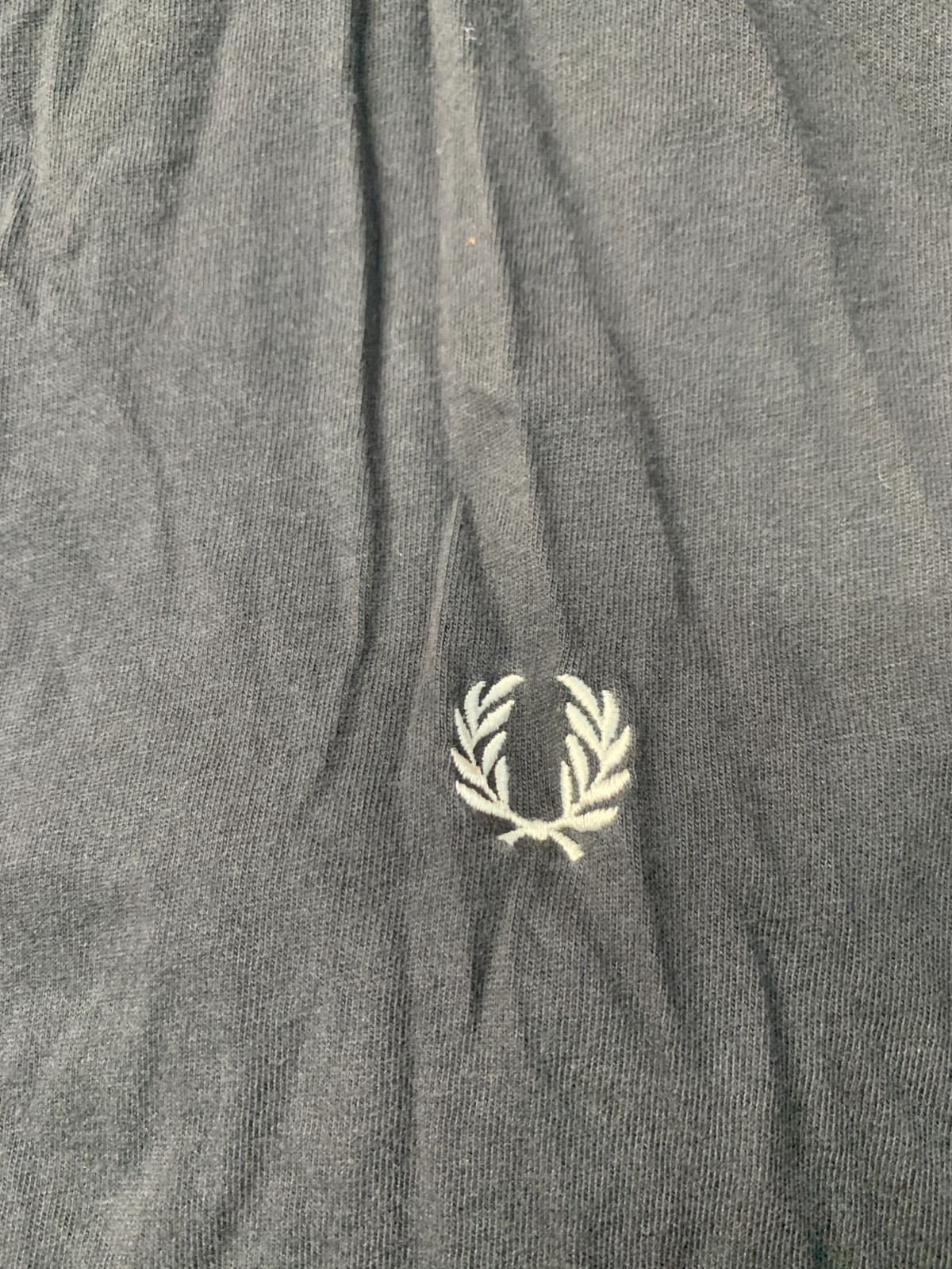 FRED PERRY ORIGINAL MEN CASUAL SHORT SLEEVE SHIRT T-SHIRT JERSEY SIZE L LARGE
