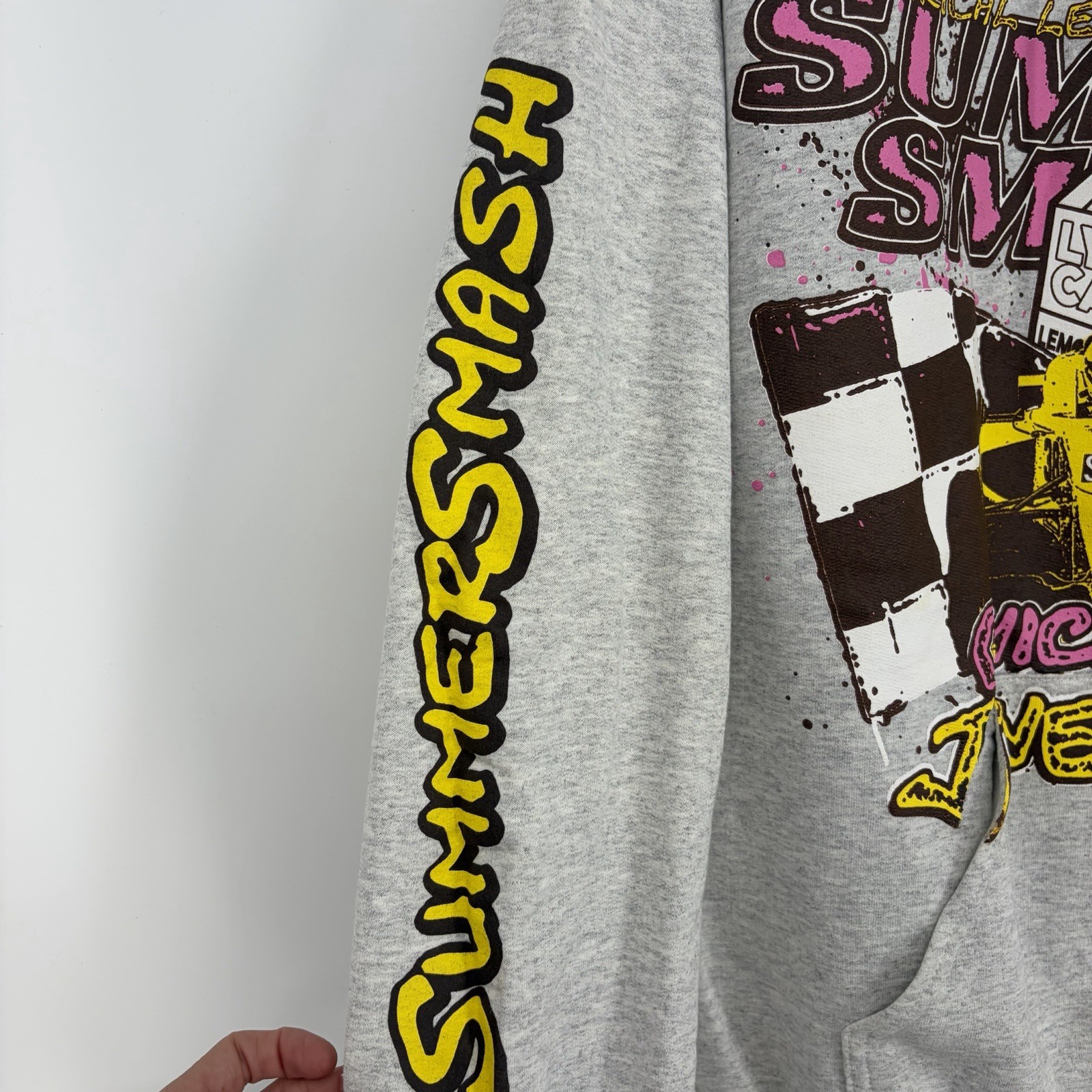 The Lyrical Lemonade Summer Smash Music Festival 2024 SPKRBX Med Racing Hoodie M