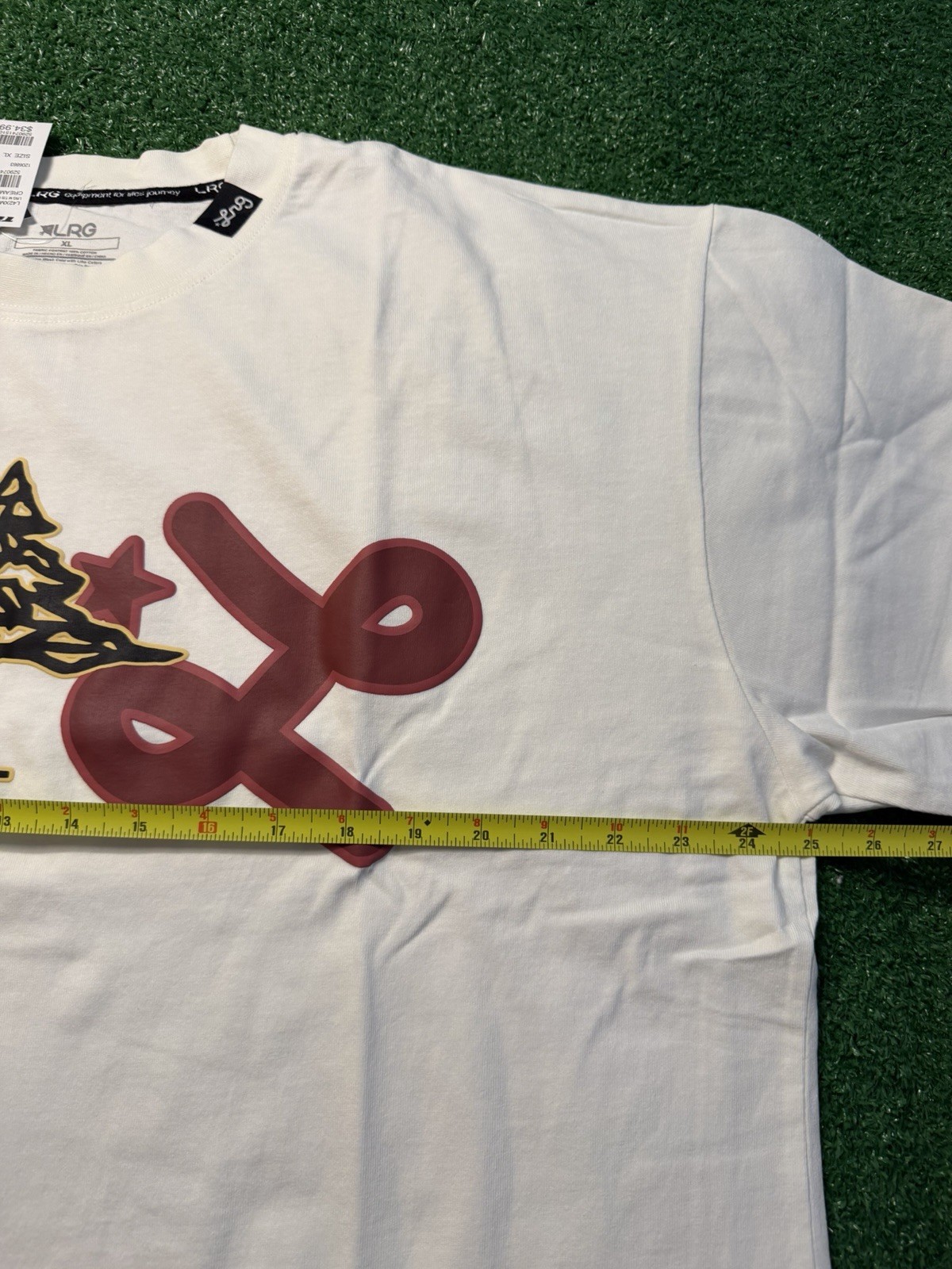 LRG Lifted Research Group Graphic’s T-Shirt Brown Puff Print NWT Size XL