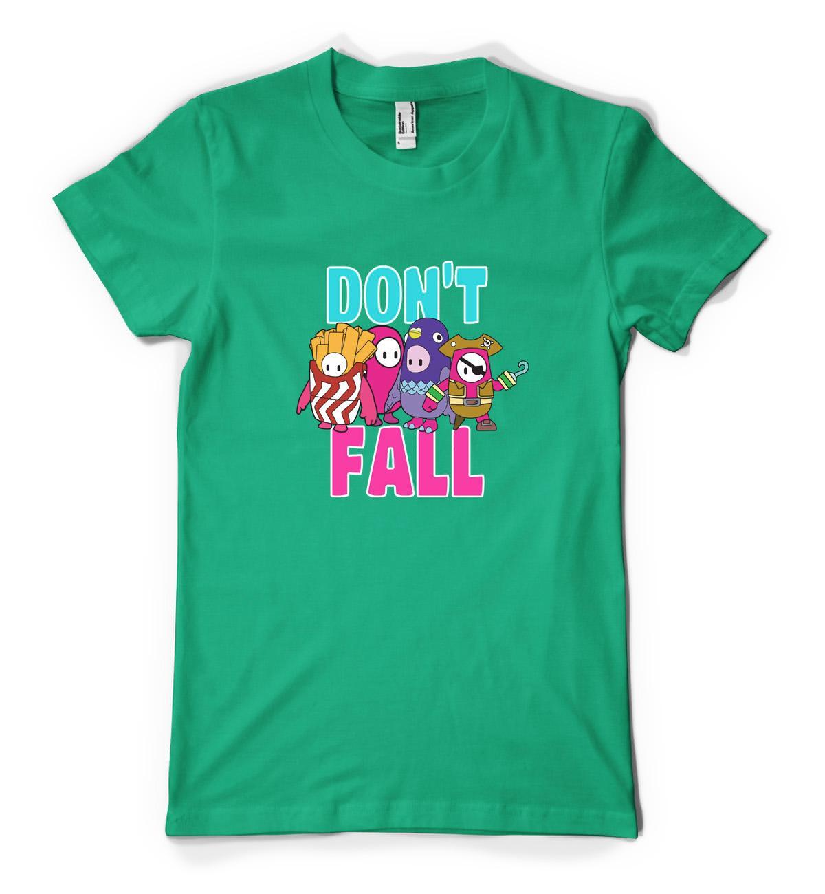 Don’t Fall Fallen Guys Gaming Personalised Unisex Adult T Shirt