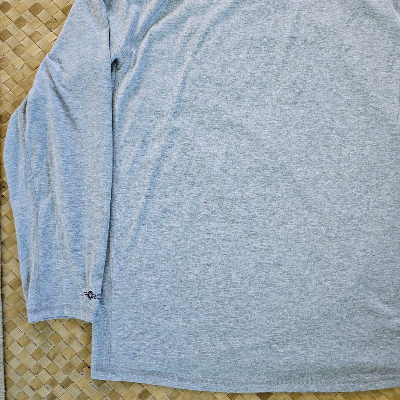 Carhartt Shirt Mens XXL Gray Force Long Sleeve Pocket UPF Vented Tee Workwear